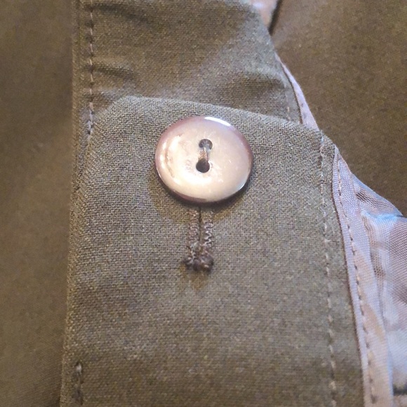 Lafayette 148 New York Chocolate Brown Flat Front Wool Wide Leg Trousers Pants - Picture 8 of 9